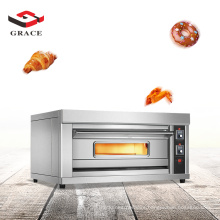 Commercial Kitchen Equipment Digital Time Control 1 Layer Tabletop Electric Pizza Oven